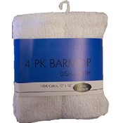 Barmop Dish Cloth 4 Pack  12" X 12"