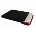 17" Reversible Laptop Sleeve -Black/Burgundy