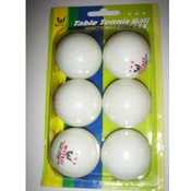 6 Pack Table Tennis Ping Pong Balls