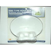 Egg-Shaped Soap Holder With Wall Suction