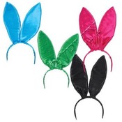 Easter Satin Bunny Ears in assorted colors