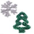 14" Snowflakes and  16" Tree