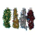 4"  x 9'  3 Ply hristmas Garland With Designs