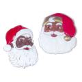 20"  Black Santa Face- 2 Styles