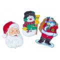 19" Christmas Plaques- 48 Santa and 24 Snowman