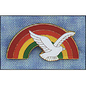 Dove/Rainbow Pin