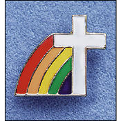 Cross/Rainbow Pin