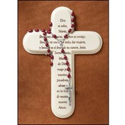 Spanish Hail Mary Wall Cross