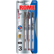 BAZIC Rome Asst. Color Jumbo Rollerball Pen w/ Gri