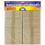 BAZIC Natural Craft Sticks (200/Pack)