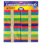 BAZIC Colored Craft Sticks (200/Pack)