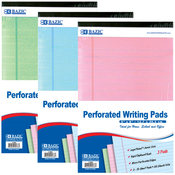 BAZIC 50 Ct. 5" X 8" Multi Color Jr. Legal Pad