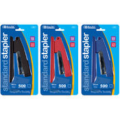 BAZIC Standard (26/6) Stapler w/ 500 Ct. Staples
