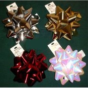 7" Star - Bow Assortment - Gift Decoration