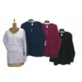 Womens Plus Size Zip Front Pocket Cardigan