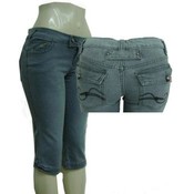 Womens Denim Bermuda Shorts