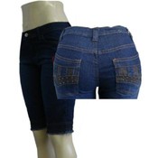 Womens Denim Bermuda Shorts