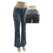 Womens Cargo Style Jeans