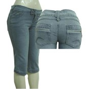 Womens Denim Bermuda Shorts