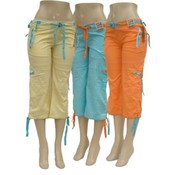 Womens Color Capri Pants