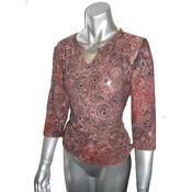 Womens 3/4 Sleeve Top
