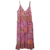 Ladies S/L Ruffle Hem Dress