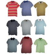 Boys Yarn Dyed Stripe Pique Polo