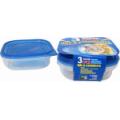 Plastic Storage 24 oz, 3 Pack