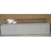 Pack of 50 Clear Plastic Rulers