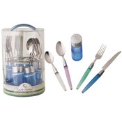 16 Piece Cutlery Set In Chrome Caddy