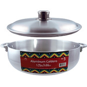 #3 1.75 Quart Polished Aluminum Caldero