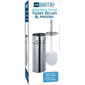 Stainless Steel Toilet Brush &amp; Holder