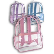Adventure Trails Clear PVC See Through Backpack