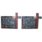 God Bless Cowboys/Cowgirls Wall Hanging