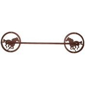 Metal bath towel bar