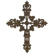 Small Cast Iron Wall Cross