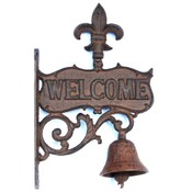 Fleur-de-lis Cast Iron Bell