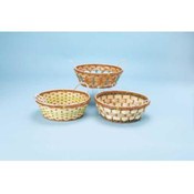 Wicker Basket With Handles Round