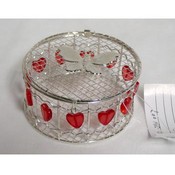 Silver Trinket Box Round