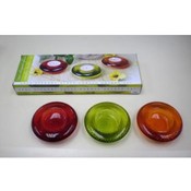 Elegant Glass Candle Holders - Set of 3