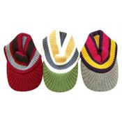Stripe Knit Visor