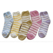 Stripe Soft Yarn Socks