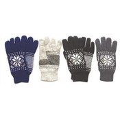 Jacquard Knit Glove - Men