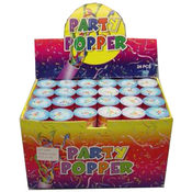 24 Piece Party Popper 6.5 Inch Display