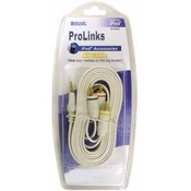 6 Foot 3.5Mm Stereo Plug To 3 Rica Plugs, Go