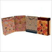 Floral Kraft Paper Classic Bag