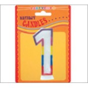 Rainbow Border Numeral Candle-1