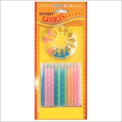 24 Birthday Candles W/12 Holders