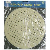 12 Inch  Round Sink Mat White Pink Green Colors