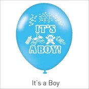 12 Printed Balloon 10Ct Its A Boy